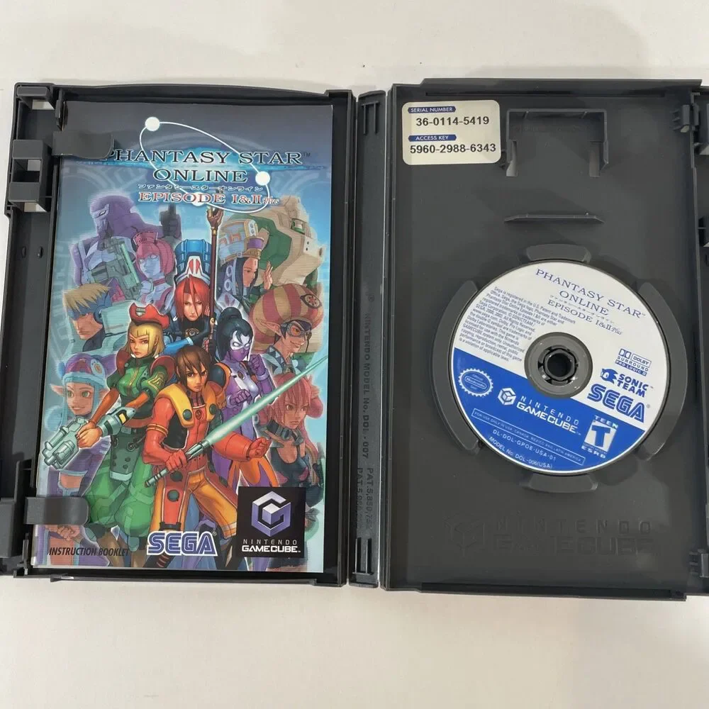 Phantasy Star Online: Episode I & II - Plus (Nintendo GameCube, 2004) -  CIB